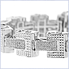 925 Sterling Silver 2.25 ct Diamond Mens Bracelet - 24diamonds.com