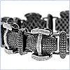925 Sterling Silver 2.35 ct Diamond Mens Bracelet - 24diamonds.com