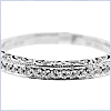 14K White Gold 0.25 ct Diamond Wedding Band Ring - 24diamonds.com