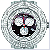 Joe Rodeo Pilot 11.00 ct Diamond Mens Watch JRPL5 - 24diamonds.com