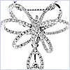 14K White Gold 0.96 ct Diamond Womens Butterfly Pendant - 24diamonds.com