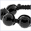 925 Sterling Silver Jumbo Grooved Bead Mens Bracelet - 24diamonds.com