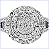 14K White Gold 2.22 ct Diamond Engagement Ring - 24diamonds.com