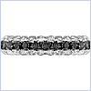 14K White Gold 1.43 ct Diamond Womens Wedding Band Ring - 24diamonds.com