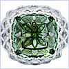 14K White Gold 8.93 ct Amethyst Diamond Womens Ring - 24diamonds.com