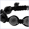 Stainless Steel 0.25 ct Diamond Bead Unisex Bracelet - 24diamonds.com