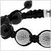 Stainless Steel 0.25 ct Diamond Bead Unisex Bracelet - 24diamonds.com