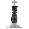 925 Sterling Silver 1.25 ct Diamond Chess Charm Pendant - 24diamonds.com