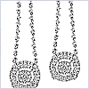 14K White Gold 2.48 ct Diamond Womens Dangling Earrings - 24diamonds.com