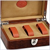 Underwood Briarwood Veneer Travel Case for 3 Watches UN/240 Underwood Briarwood Veneer Travel Case for 3 Watches UN/240 - 24diamonds.com