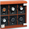 Underwood Leather Six-Watch Winder UN/814W - 24diamonds.com