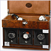 Underwood Briarwood Veneer Triple Watch Winder UN/824W - 24diamonds.com