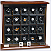 Underwood Briarwood Veneer Twenty-Watch Winder UN/828W - 24diamonds.com
