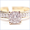 14K Yellow Gold 0.60 ct Diamond Engagement Ring - 24diamonds.com