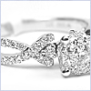 14K White Gold 0.78 ct Diamond Engagement Ring - 24diamonds.com