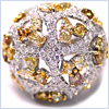 14K White Gold 7.68 ct Natural Fancy Diamond Womens Dome Ring - 24diamonds.com