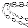 925 Sterling Silver Unisex Link Chain 16 Inches - 24diamonds.com