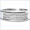 14K White Gold 1.50 ct Diamond Mens Wedding Band Ring - 24diamonds.com