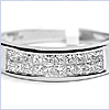 14K White Gold 1.35 ct Diamond Mens Wedding Band Ring - 24diamonds.com