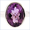 925 Sterling Silver 6.00 ct Amethyst Womens Ring - 24diamonds.com