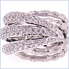 18K White Gold 2.53 ct Diamond Womens Bamboo Ring - 24diamonds.com