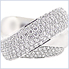 18K White Gold 2.94 ct Diamond Womens Band Ring - 24diamonds.com