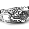 10K White Gold 1.00 ct Diamond Womens Leopard Ring - 24diamonds.com