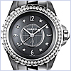 Chanel J12 Quartz 33mm Diamond Womens Watch H2565 - 24diamonds.com