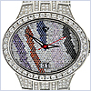 Aqua Master Oval 6.50 ct Diamond Mens Color Map Watch - 24diamonds.com