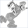 925 Sterling Silver 4.00 ct Diamond Popeye Pendant - 24diamonds.com