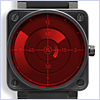 Bell & Ross Aviation BR 01-92 Red Radar Mens Watch BR0192-REDRADAR - 24diamonds.com