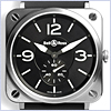 Bell & Ross Aviation BR-S Steel Mens Watch BRS-BL-ST/SRB - 24diamonds.com
