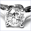14K White Gold 1.00 ct Round Diamond Solitaire Engagement Ring - 24diamonds.com