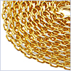 10K Yellow Gold Mens Mesh Chain Necklace 40 Inches - 24diamonds.com