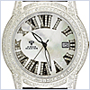 Aqua Master 3.90 ct Full Diamond Case Mens Round Watch - 24diamonds.com