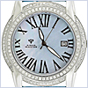 Aqua Master 1.85 ct Diamond Cabochon Mens Sky Blue Watch - 24diamonds.com