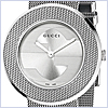 Gucci U-Play Medium Steel Mesh Womens Watch YA129407 - 24diamonds.com