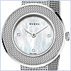 Gucci U-Play Small Steel Mesh Womens Watch YA129517 - 24diamonds.com