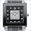 Fendi Black Ceramic Quadro Womens Watch F625110DPDC - 24diamonds.com