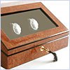Orbita Siena 2 Rotorwind Burl Watch Winder W13011 - 24diamonds.com