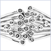 925 Sterling Silver 0.20 ct Diamond Womens Band Ring - 24diamonds.com