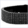 Joe Rodeo Stainless Steel 24.00 ct Black Diamond Bracelet 9 Inches - 24diamonds.com