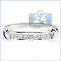 14K White Gold 0.30 ct Diamond Womens Ring - 24diamonds.com
