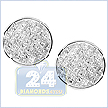 14K White Gold 1.70 ct Diamond Womens Earrings - 24diamonds.com