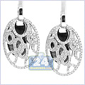 14K White Gold 1.22 ct Diamond Women's Earrings - 24diamonds.com