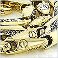 14K Yellow Gold Mens 3.70 ct Diamond Chain 30 Inches - 24diamonds.com
