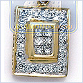 14K Yellow Gold 0.35 ct Diamond Womens Pendant - 24diamonds.com