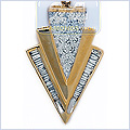 14K Yellow Gold 0.45 ct Diamond Womens Pendant - 24diamonds.com