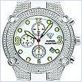 Aqua Master Round Diamond Mens Watch W44114MOP - 24diamonds.com
