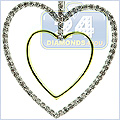 14K Two Tone Gold Hearts 0.42 ct Diamond Womens Pendant - 24diamonds.com